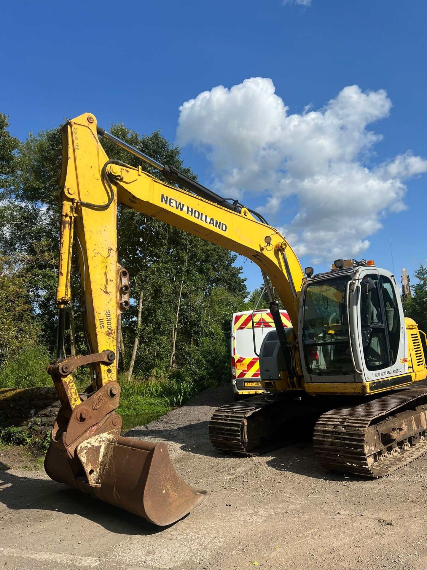 New Holland E135SR 13 Ton Excavator Digger Hydraulic Quick Hitch *PLUS VAT* - Bild 2 aus 12