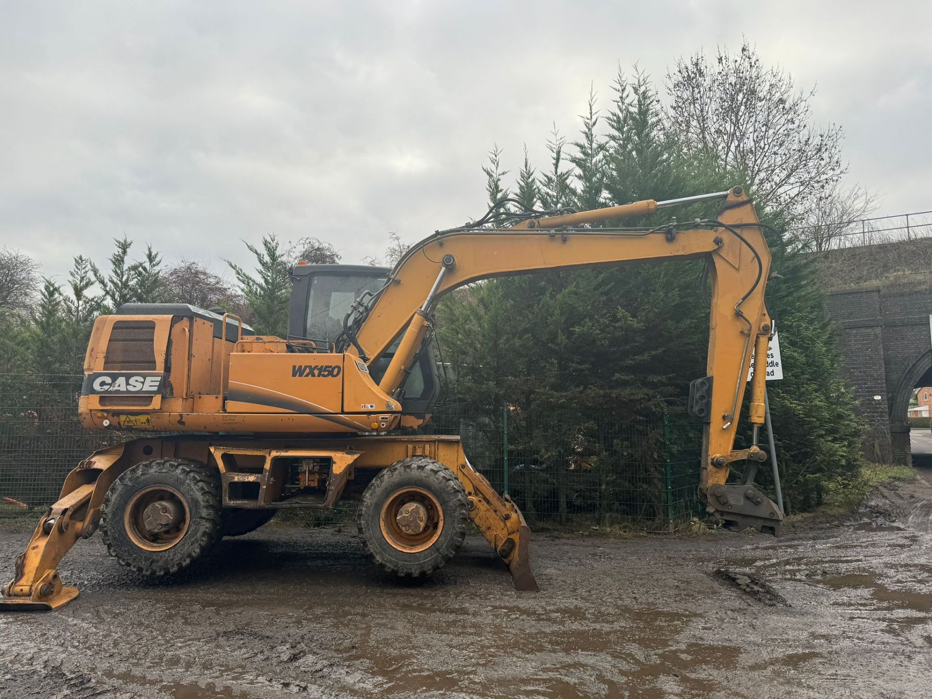 CASE WX150 WHEELED EXCAVATOR WITH FRONT BLADE *PLUS VAT* - Image 14 of 17