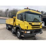 2015 65 Plate Scania P370 8x4 Steel Body Insulated Tipper *PLUS VAT*