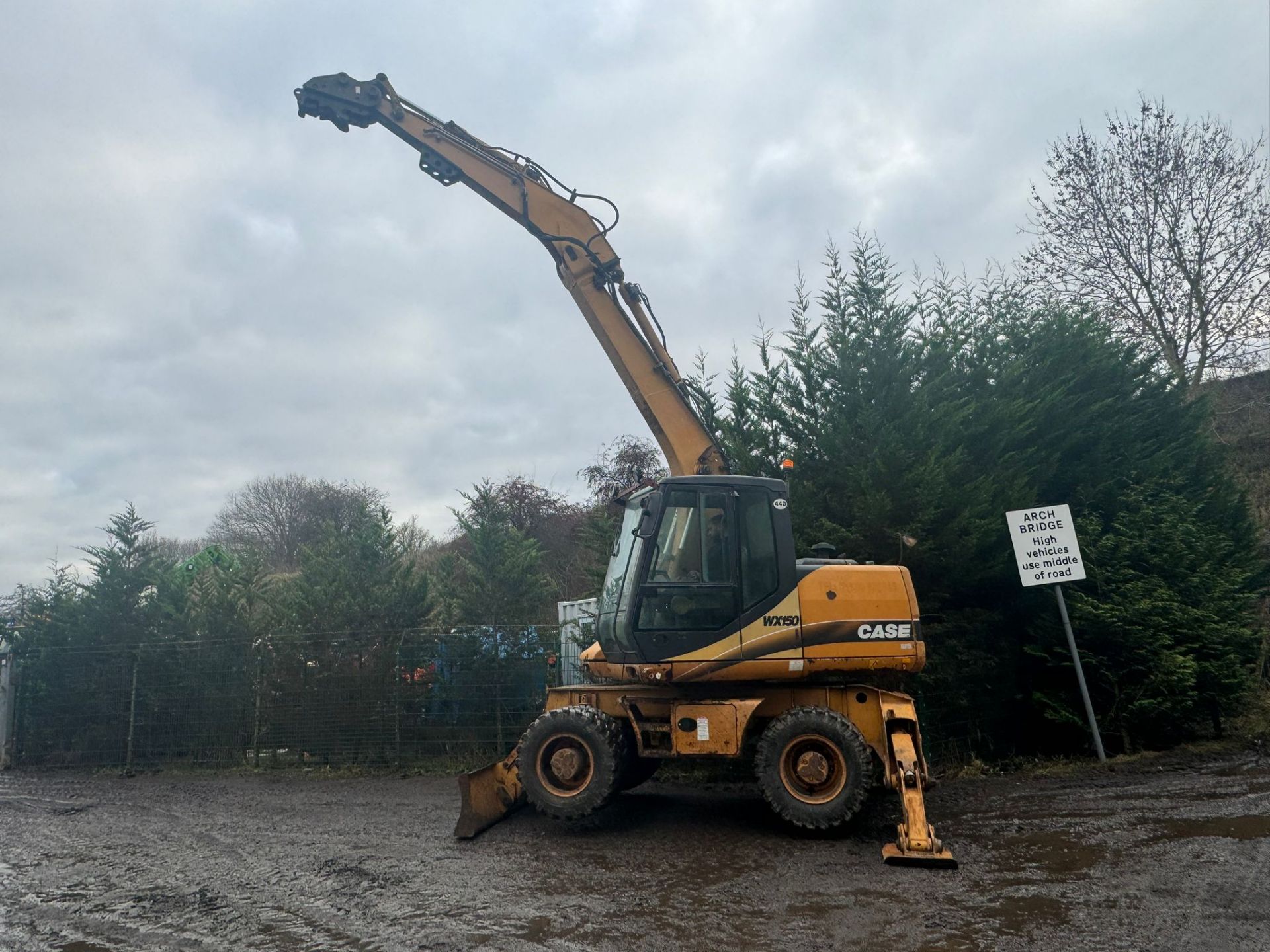CASE WX150 WHEELED EXCAVATOR WITH FRONT BLADE *PLUS VAT* - Image 4 of 17