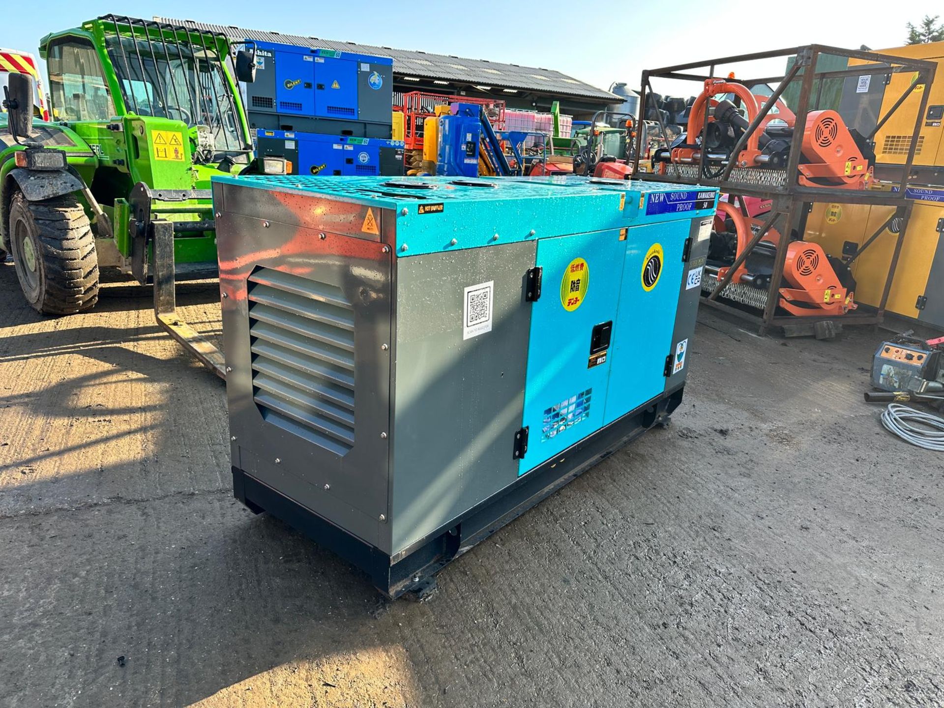 NEW/UNUSED KAWAKENKI 50KVA DIESEL SOUND PROOF GENERATOR *PLUS VAT* - Image 3 of 8