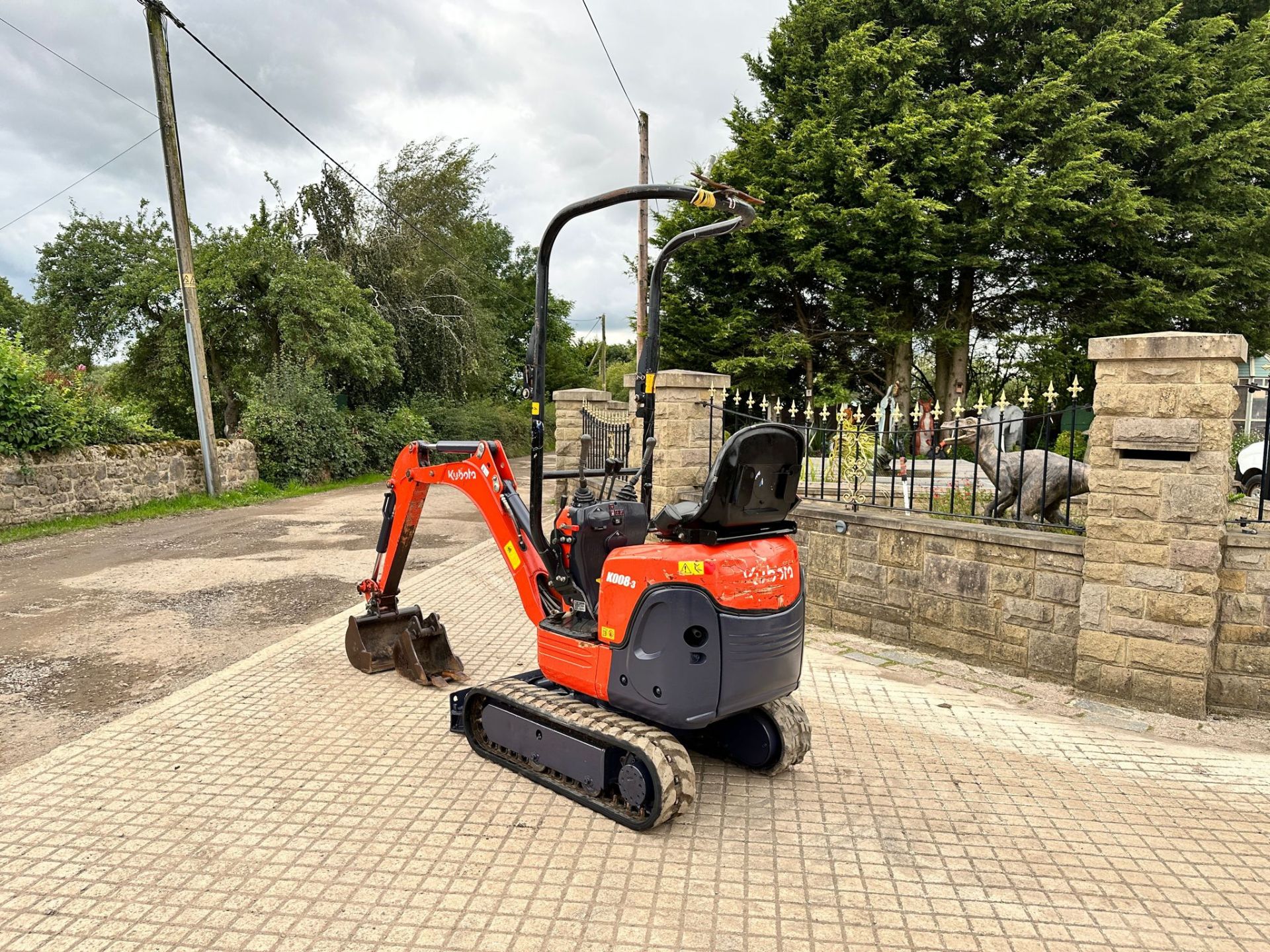 2017 KUBOTA K008-3 MICRO DIGGER *PLUS VAT* - Image 5 of 16