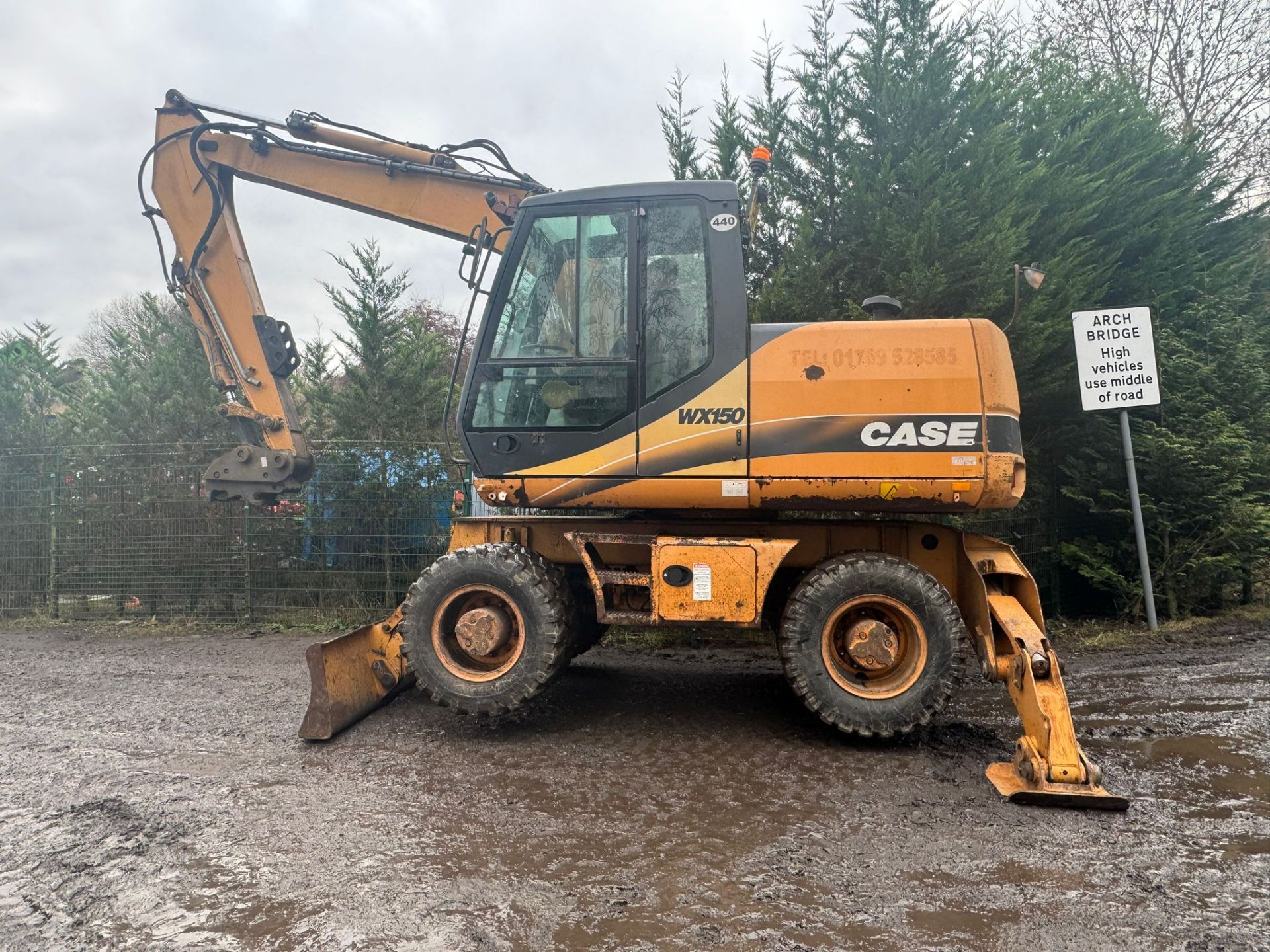 CASE WX150 WHEELED EXCAVATOR WITH FRONT BLADE *PLUS VAT* - Image 5 of 17