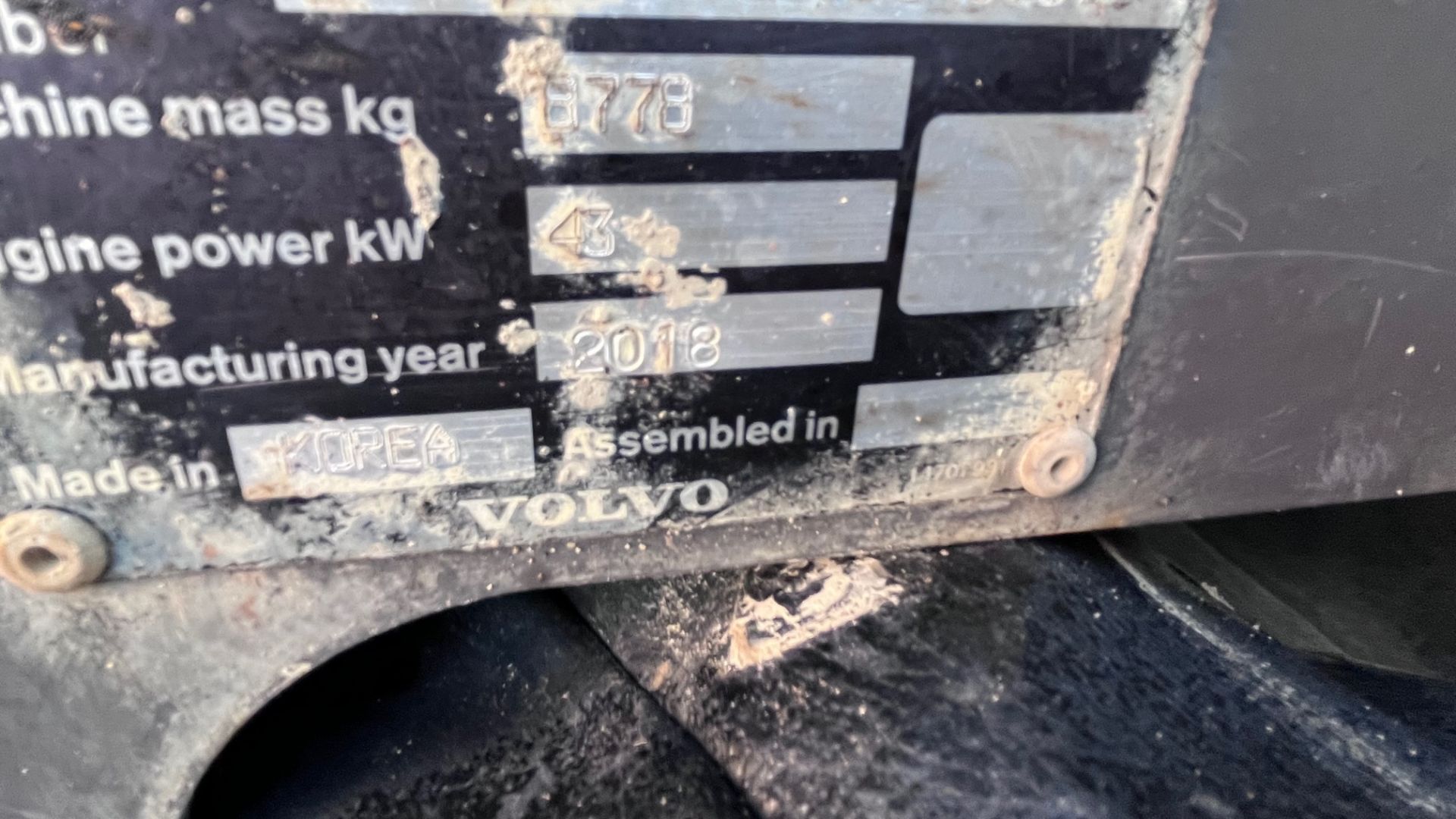 Late 2018 Volvo ECR88D Excavator *PLUS VAT* - Image 7 of 7