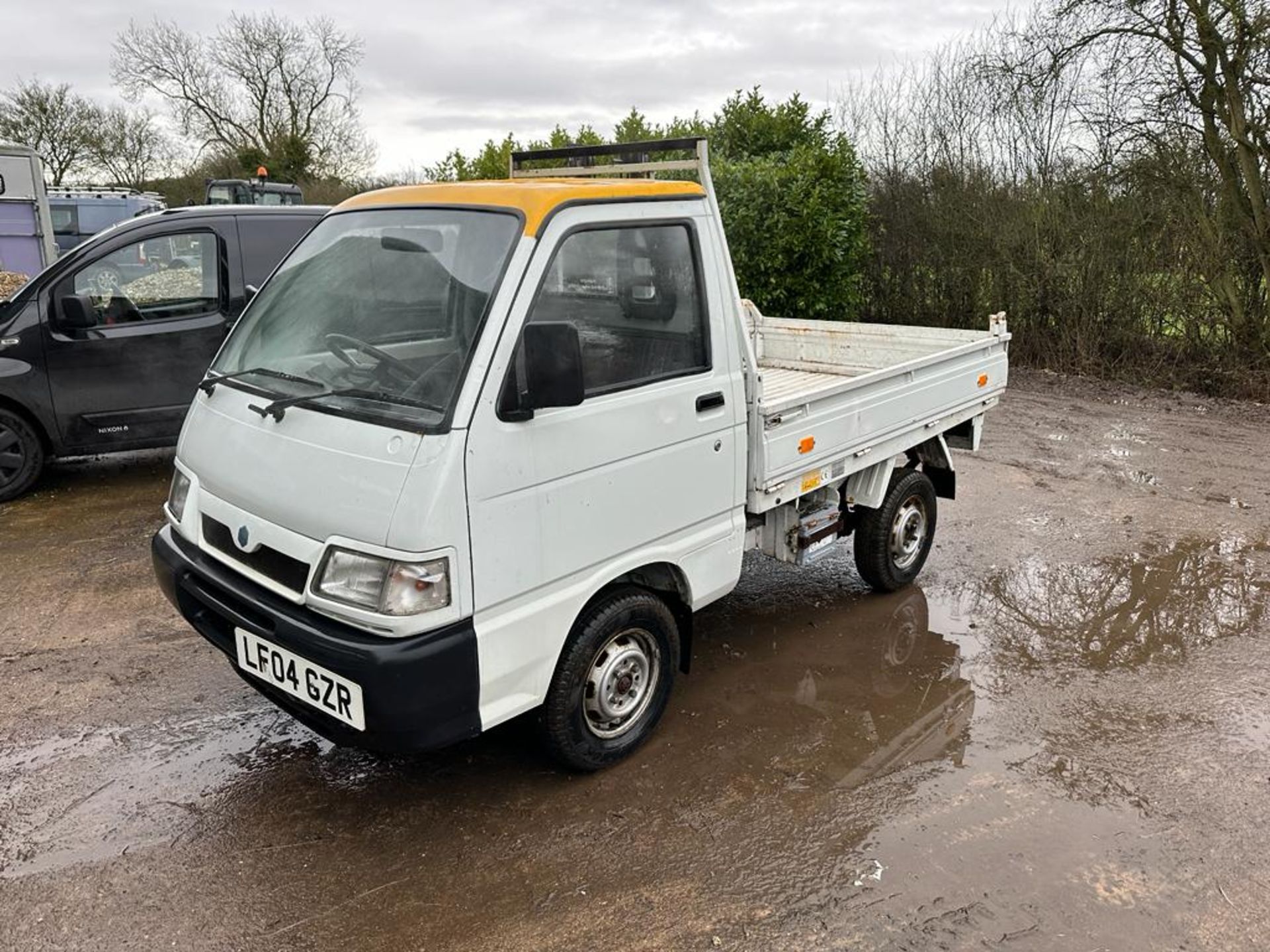 RARE 2004 WARRANTED 15K miles PIAGGIO PORTER DIESEL WHITE PICK UP TIPPER *NO VAT* - Image 5 of 19