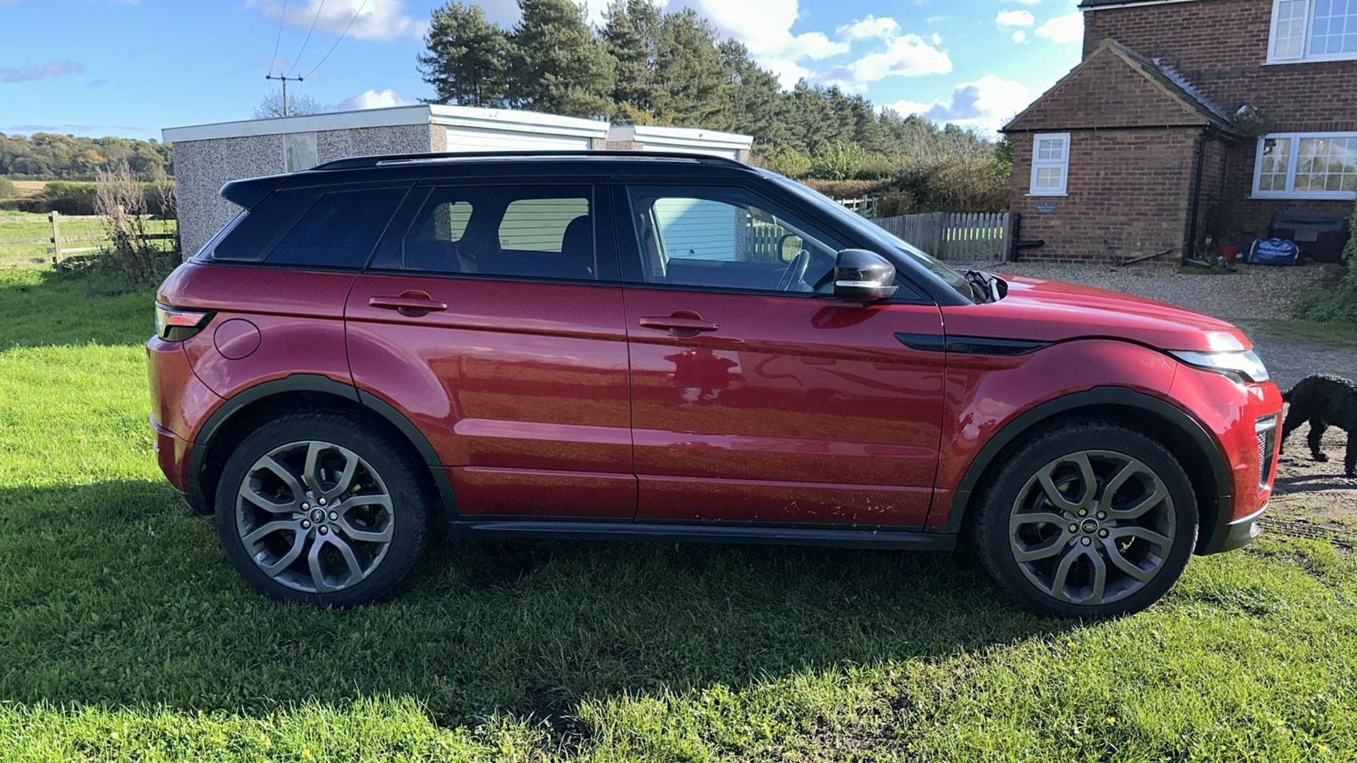 2013 LAND ROVER RANGE ROVER EVOQUE DYNAMICSD4A RED SUV ESTATE *NO VAT* - Image 8 of 13