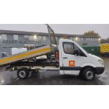 2007/56 MERCEDES SPRINTER 311 CDI MWB WHITE TIPPER *PLUS VAT*