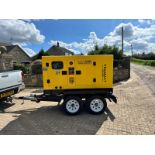 NEW/UNUSED PRAMAST 41KVA TWIN AXLE DIESEL TOWBEHIND GENERATOR *PLUS VAT*