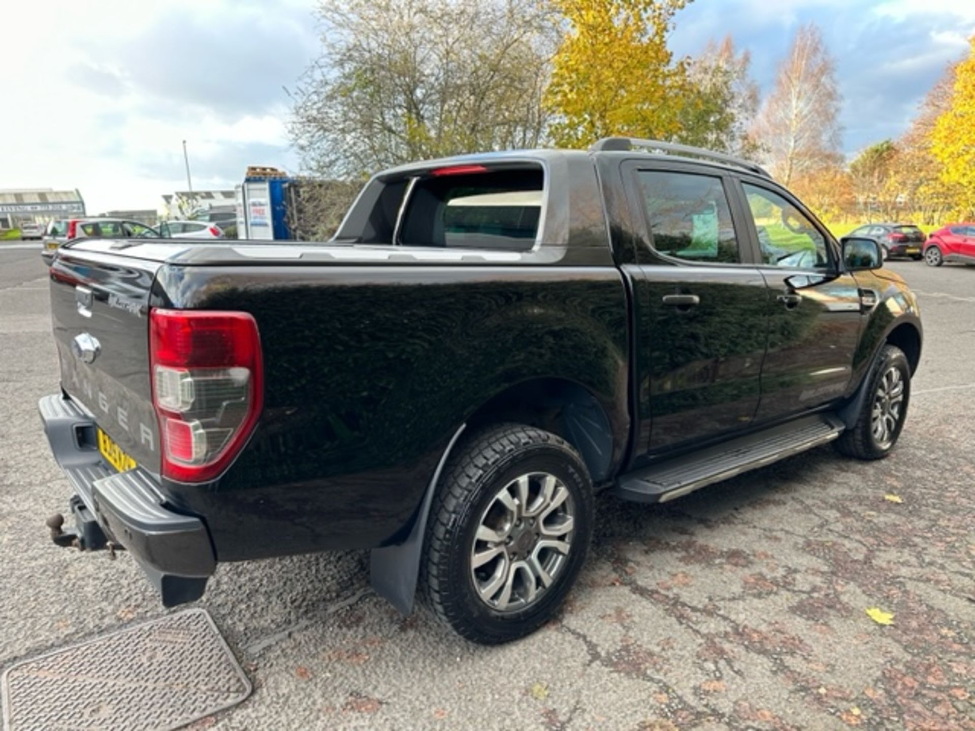 2019 FORD RANGER WILDTRAK 4X4 DCB TDCI A BLACK PICK UP *NO VAT* - Image 10 of 18