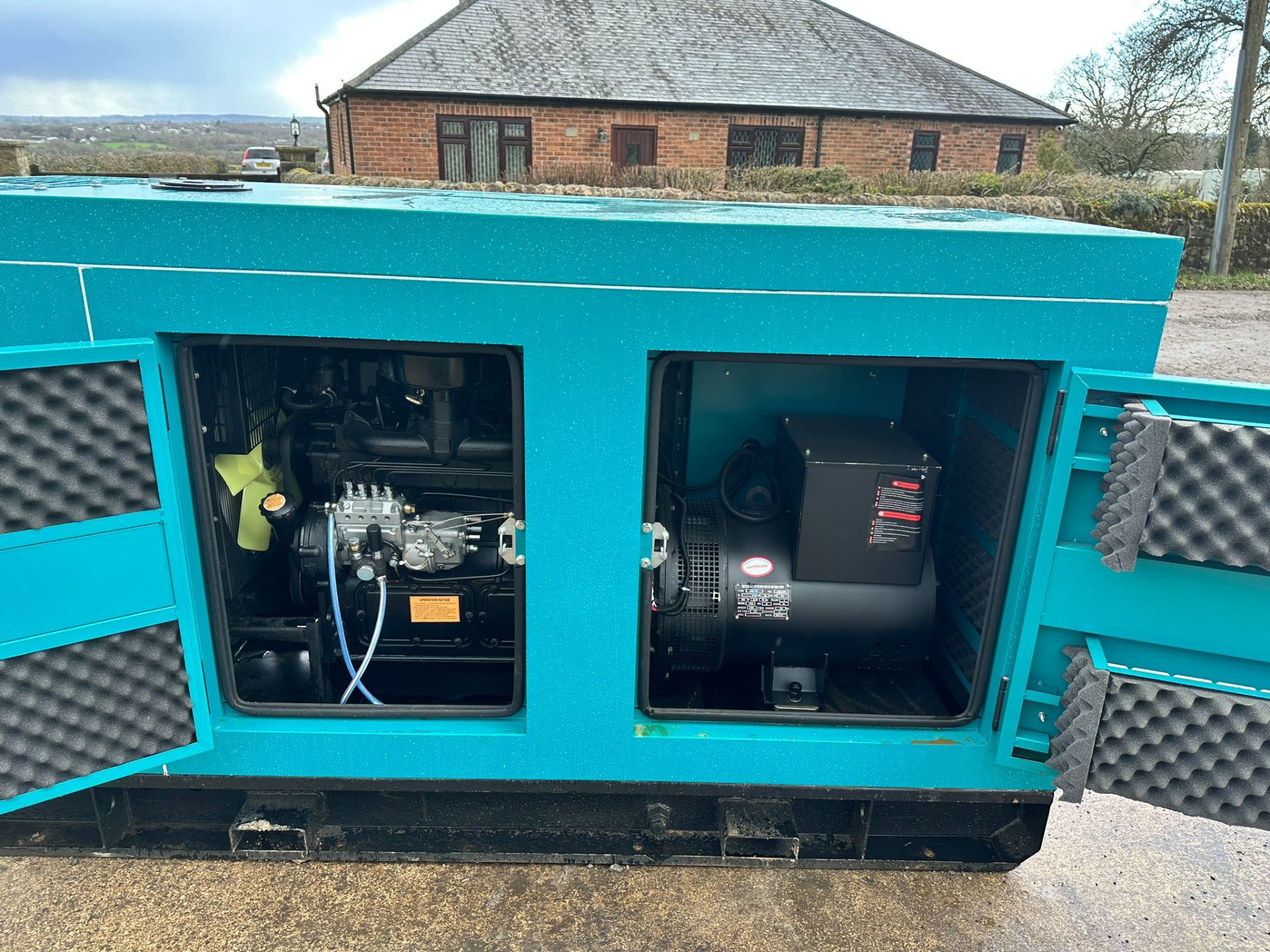 NEW/UNUSED DAMATT 41KVA DIESEL SILENT GENERATOR *PLUS VAT* - Image 3 of 13