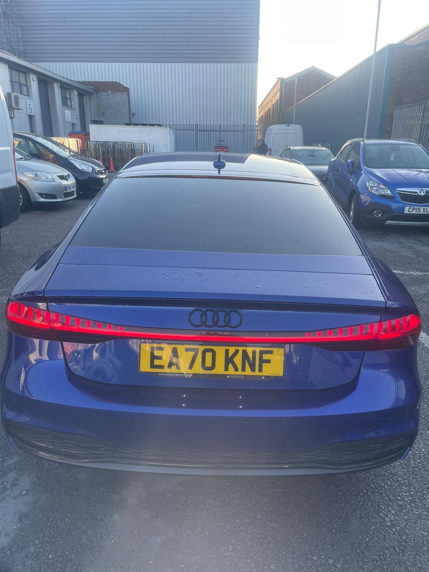 2020 AUDI A7 S-LN BLK ED45 TFSI QUAT S-A BLUE COUPE *NO VAT* - Image 5 of 10