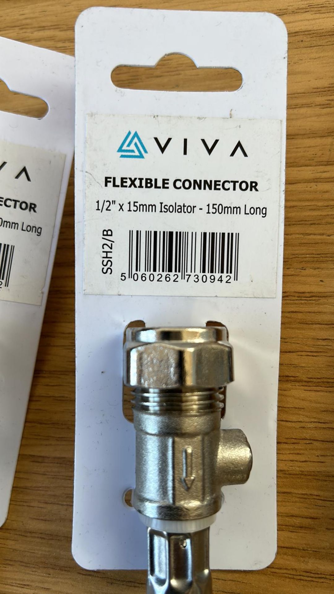 5x Flexible Connector Isolator, 1/2î x 15mm *PLUS VAT*
