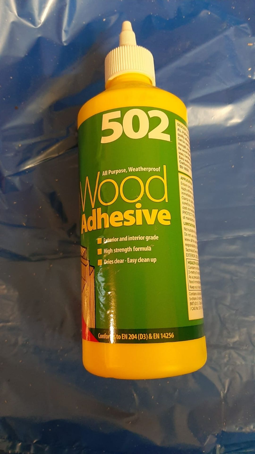 12x 1 I BOTTLES OF EVERBUILD WOOD ADHESIVE, INSIDE AND OUTSIDE WATER PROOF *NO VAT*