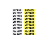 9x NUMBER PLATES IN SEQUENCE, CURRENTLY ON RETENTION, NEED TO BE ASSIGNED BEFORE MAY 2029 *PLUS VAT*