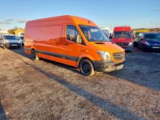 2014 MERCEDES-BENZ SPRINTER 313 CDI ORANGE PANEL VAN *NO VAT*