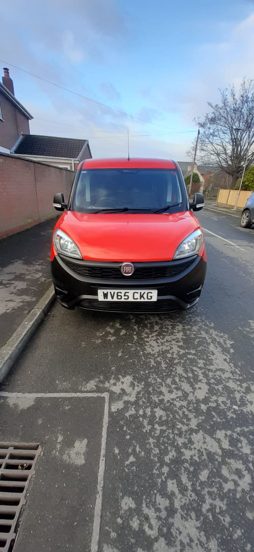 2015 FIAT DOBLO 16V RED PETROL PANEL VAN *NO VAT* - Image 2 of 14