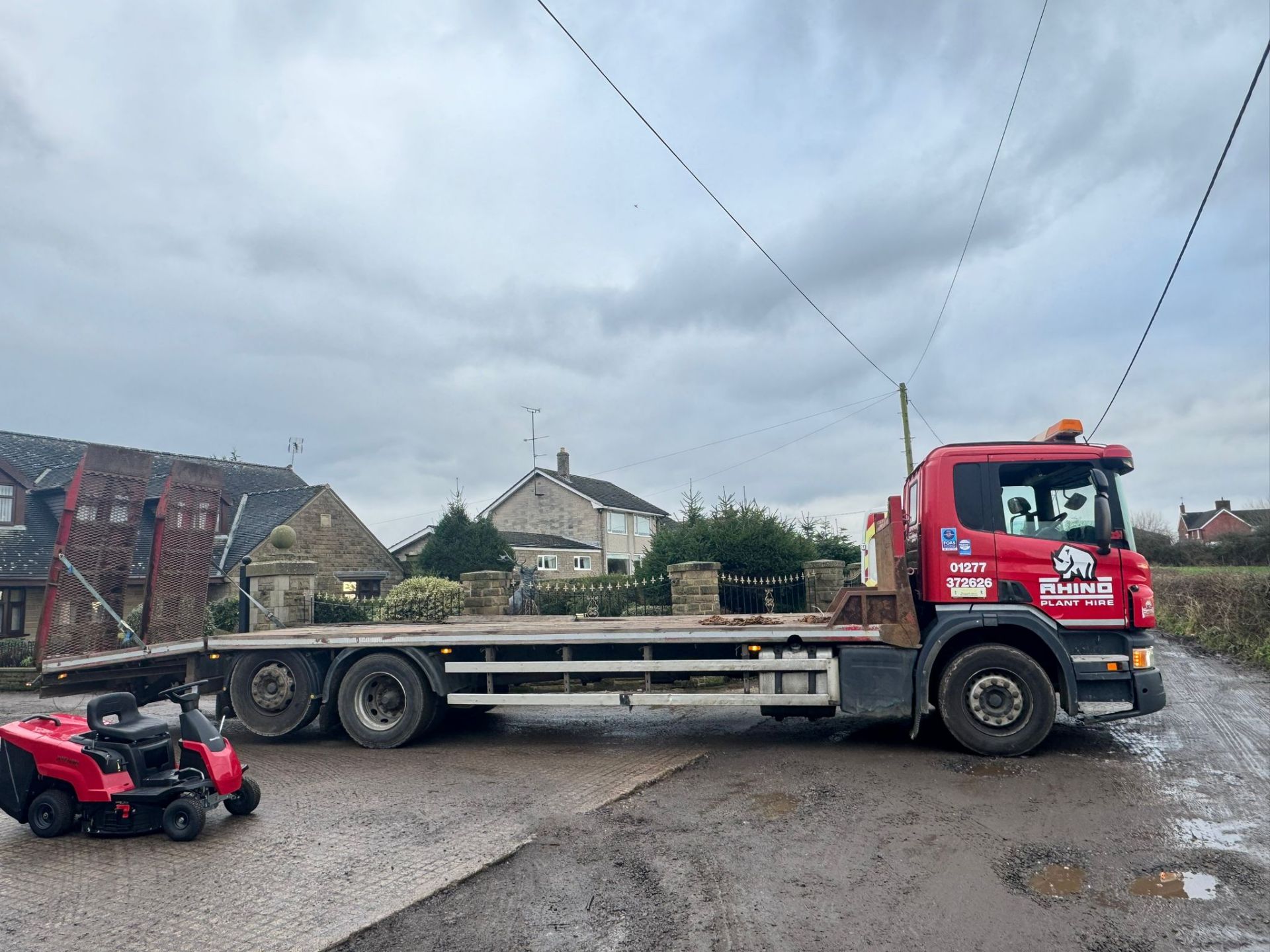 63 REG. SCANIA P320 RIGID BEAVERTAIL FLATBED LORRY *PLUS VAT* - Image 13 of 21