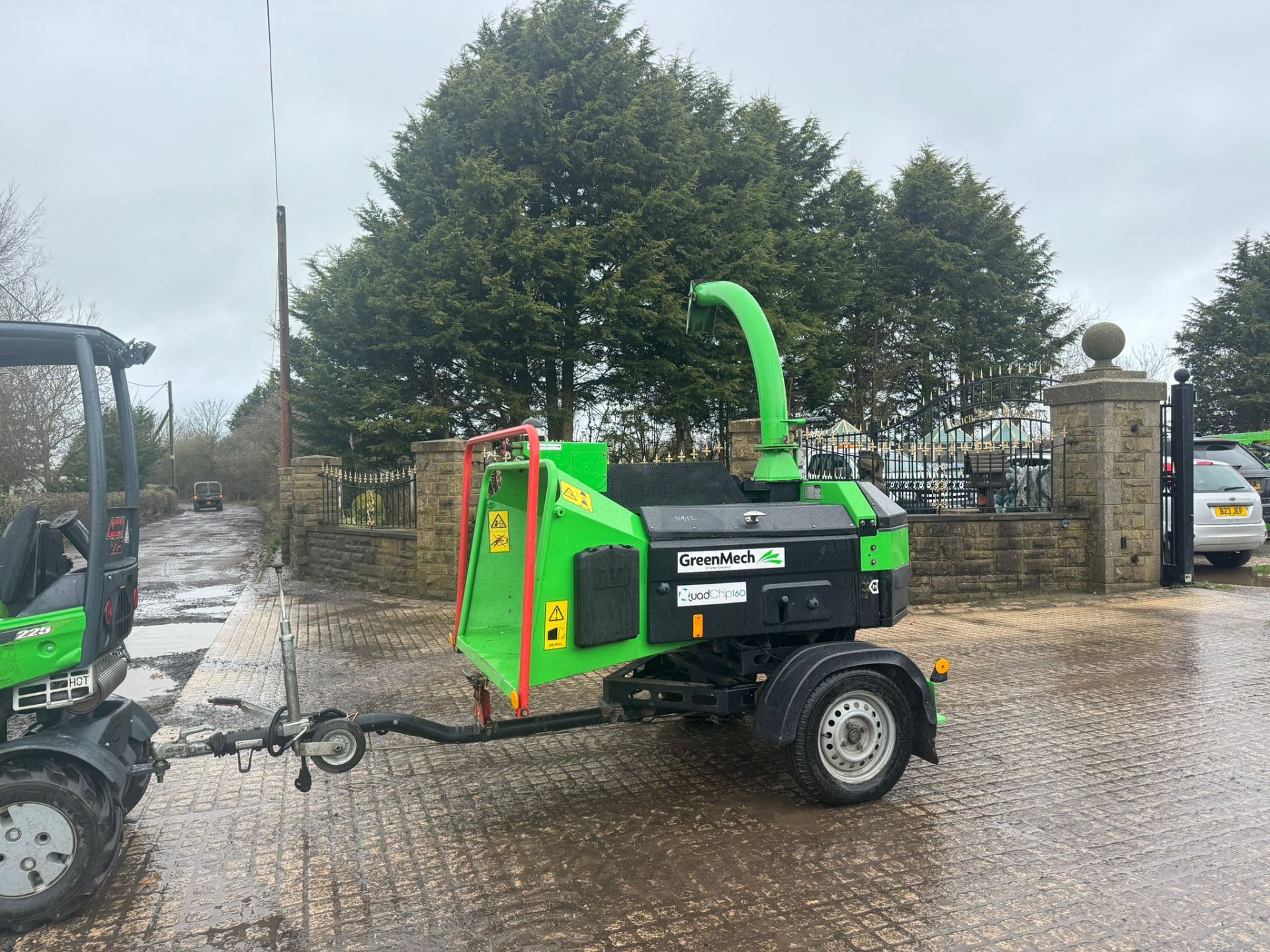 GREEN MECH QUADCHIP 160 TURNTABLE CHIPPER *PLUS VAT* - Image 3 of 19