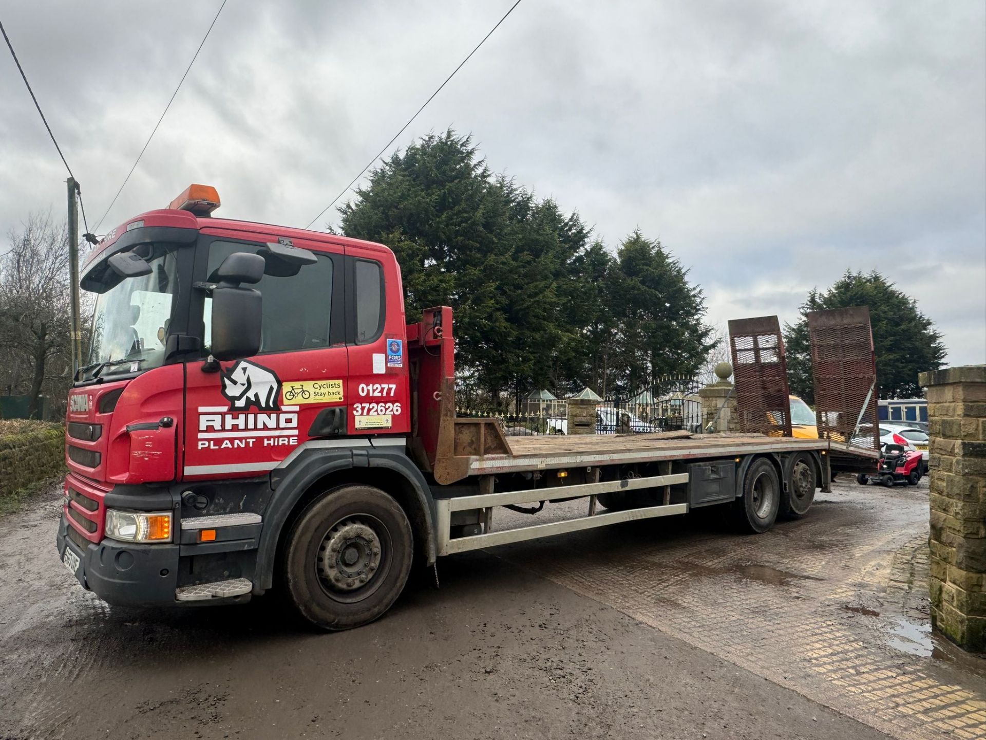 63 REG. SCANIA P320 RIGID BEAVERTAIL FLATBED LORRY *PLUS VAT*