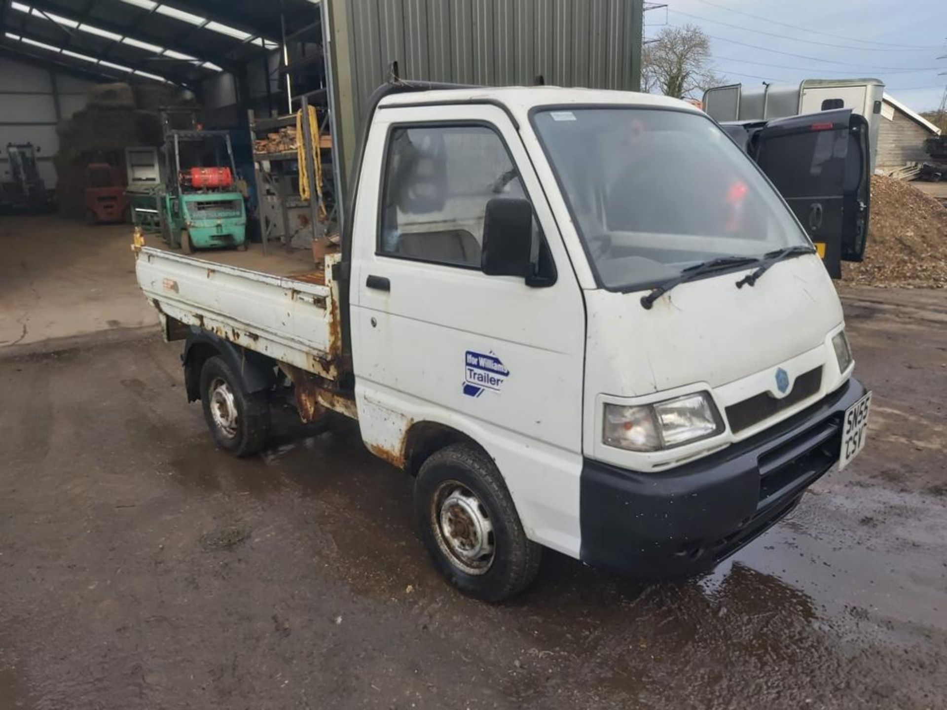 2005 PIAGGIO PORTER WHITE PICK UP TIPPER *NO VAT*