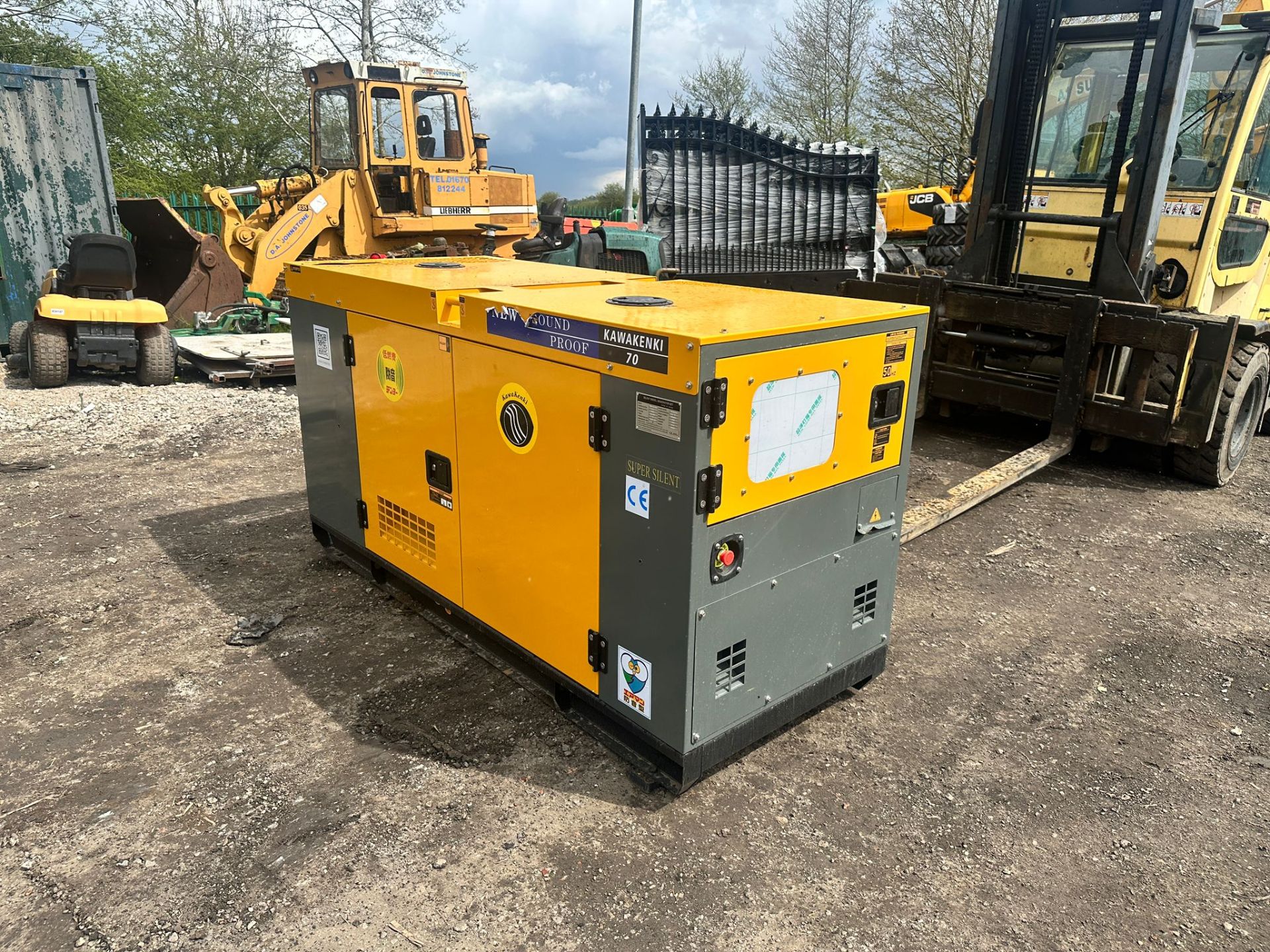 NEW/UNUSED KAWAKENKI 70KVA DIESEL SOUND PROOF GENERATOR *PLUS VAT* - Image 3 of 11