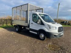 2016 FORD TRANSIT 350 WHITE CHASSIS CAB *PLUS VAT*