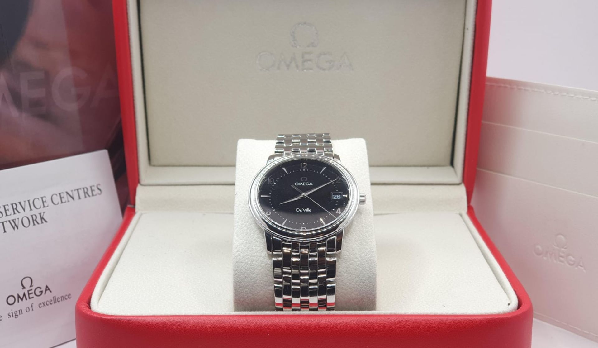 OMEGA DeVille Black Dial Mens Swiss Watch NO VAT