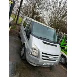 2007 FORD TRANSIT 110 T280S D/C FWD SILVER WINDOW VAN *NO VAT*