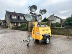 ARC-GEN DIESEL TOWBEHIND SINGLE AXLE LIGHTING TOWER *PLUS VAT*