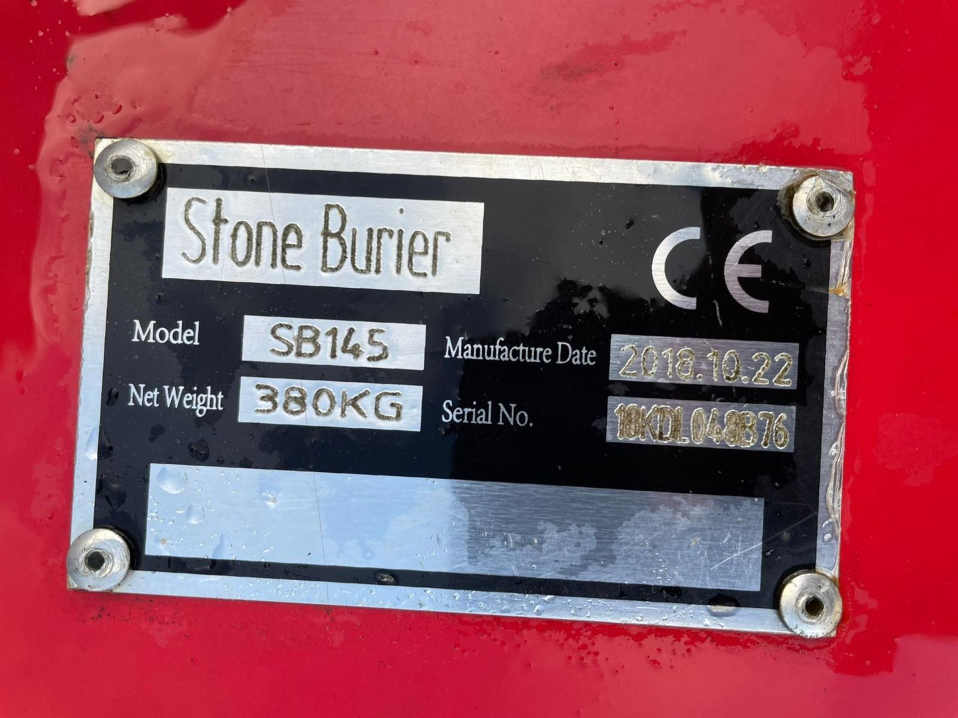 2018 WINTON SB145 STONE BURRIER ALL WORKS *PLUS VAT* - Image 8 of 8