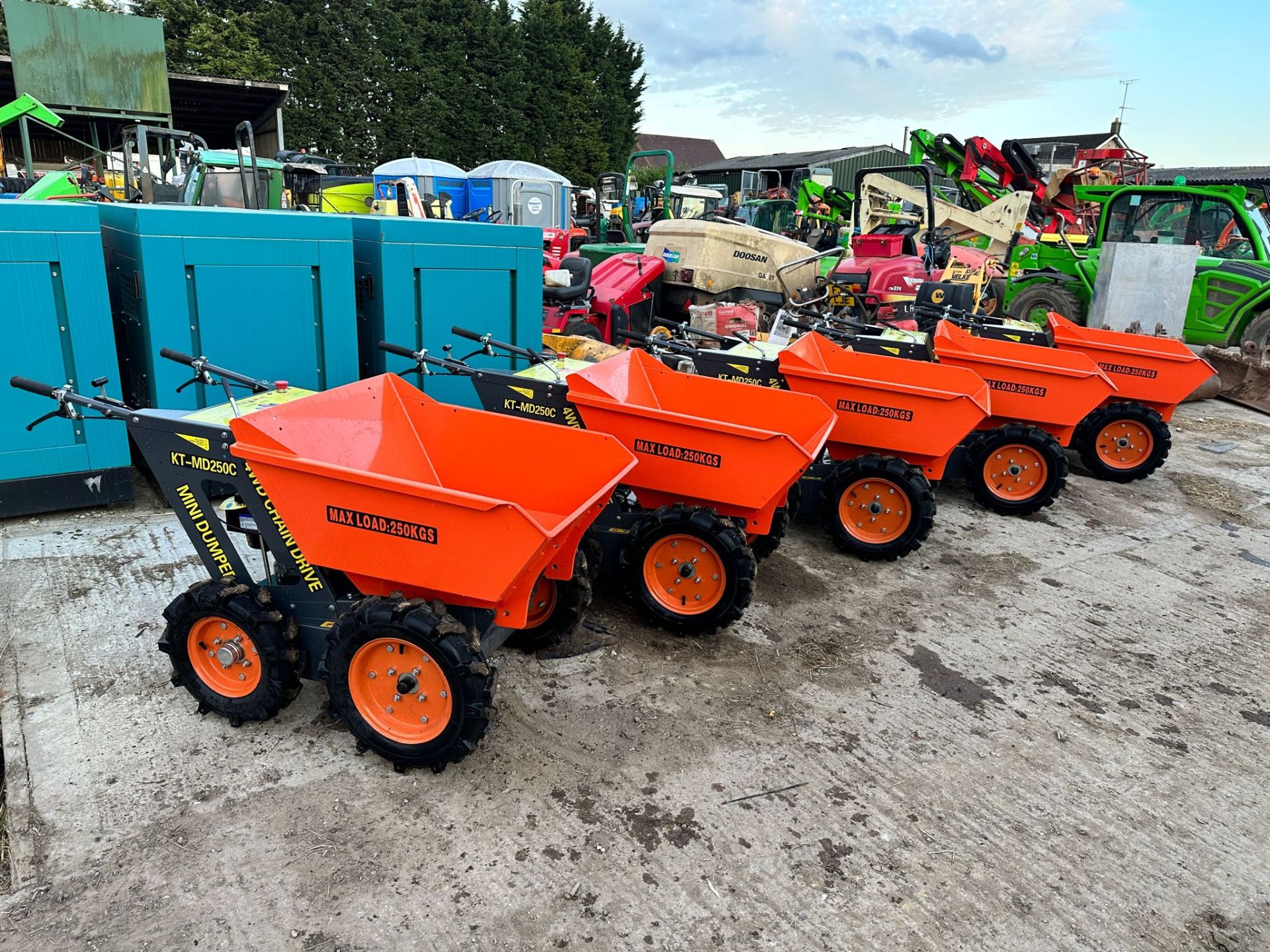 NEW/UNUSED KONSTANT 4x4 PEDESTRIAN COMPACT DUMPER *PLUS VAT*