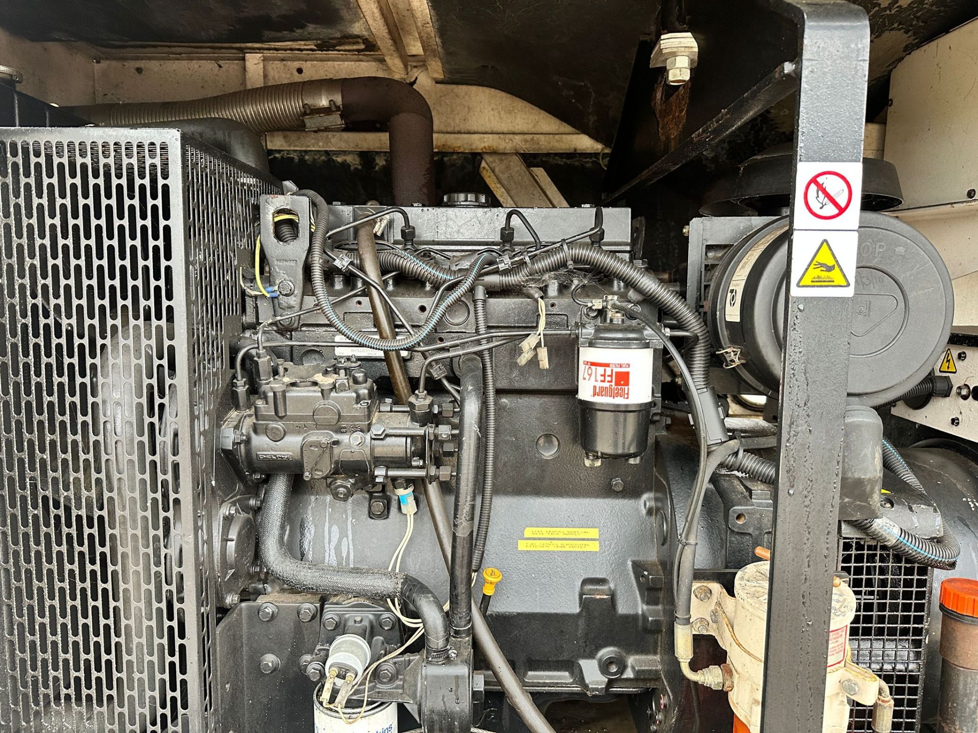 F.G.WILSON P75P1 75KVA DIESEL TWIN AXLE TOWBEHIND GENERATOR *PLUS VAT* - Image 14 of 16