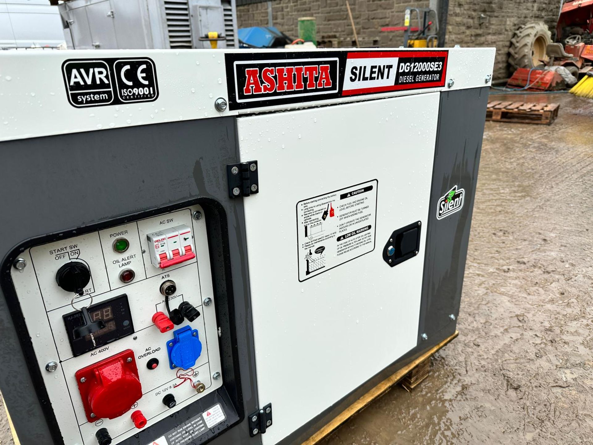 NEW/UNUSED DG12000SE3 SILENT DIESEL GENERATOR *PLUS VAT* - Image 7 of 12