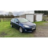 2012 FORD FOCUS ZETEC TDCI BLUE HATCHBACK *NO VAT*