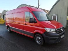 2018 VOLKSWAGEN CRAFTER CR35 STARTLINE TDI RED PANEL VAN *NO VAT*