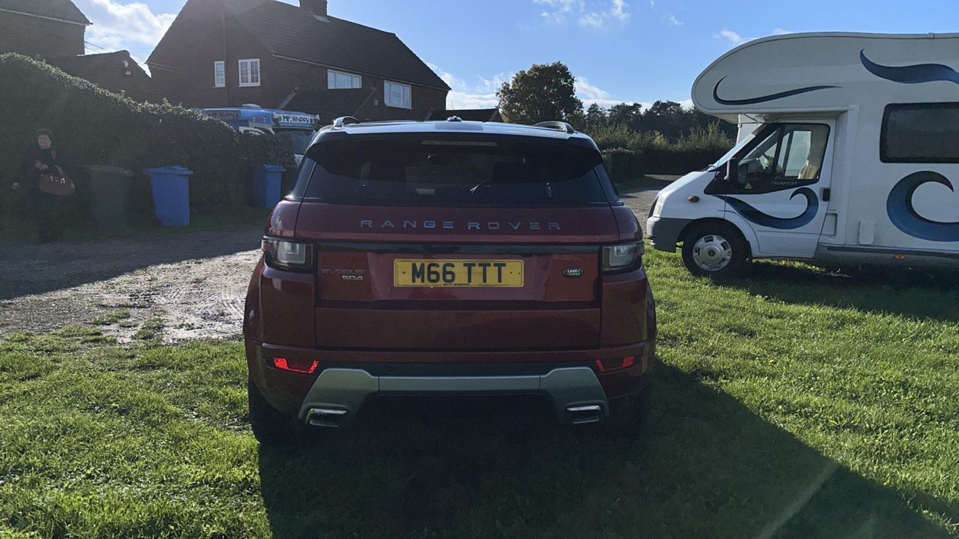 2013 LAND ROVER RANGE ROVER EVOQUE DYNAMICSD4A RED SUV ESTATE *NO VAT* - Image 6 of 13