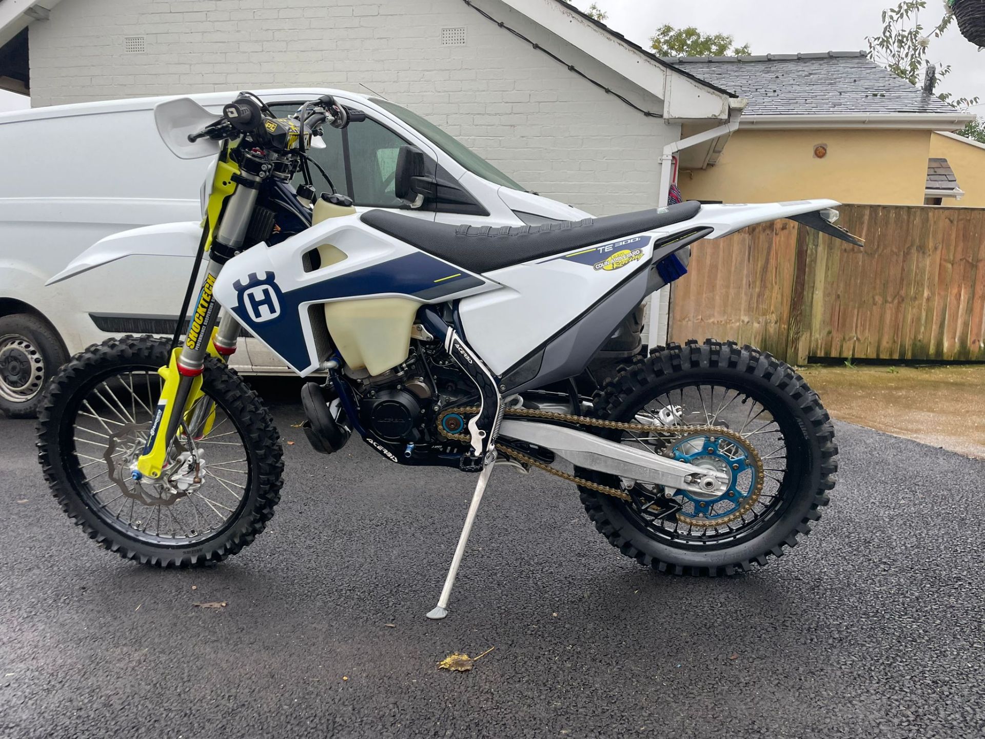 2020 HUSQVARNA TE 300i 2021 WHITE MOTORCYCLE *NO VAT* - Image 4 of 10