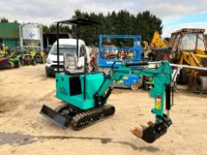 Unused JPC PC10 1 Ton Mini Digger, Runs Drives And Digs, Rubber Tracks *PLUS VAT*