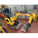 Rhino Mini Digger c/w 2 Buckets *NO VAT*