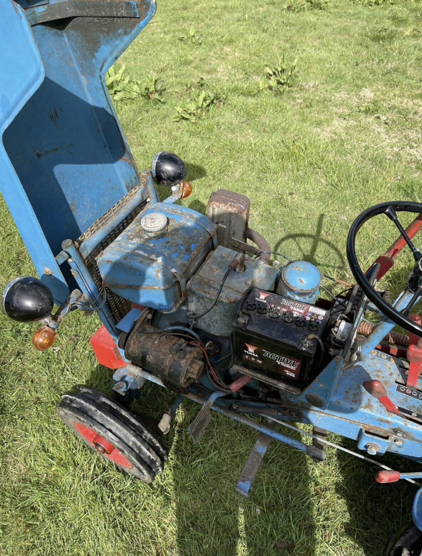 Gutbrod tractor and rotavator - Image 5 of 10