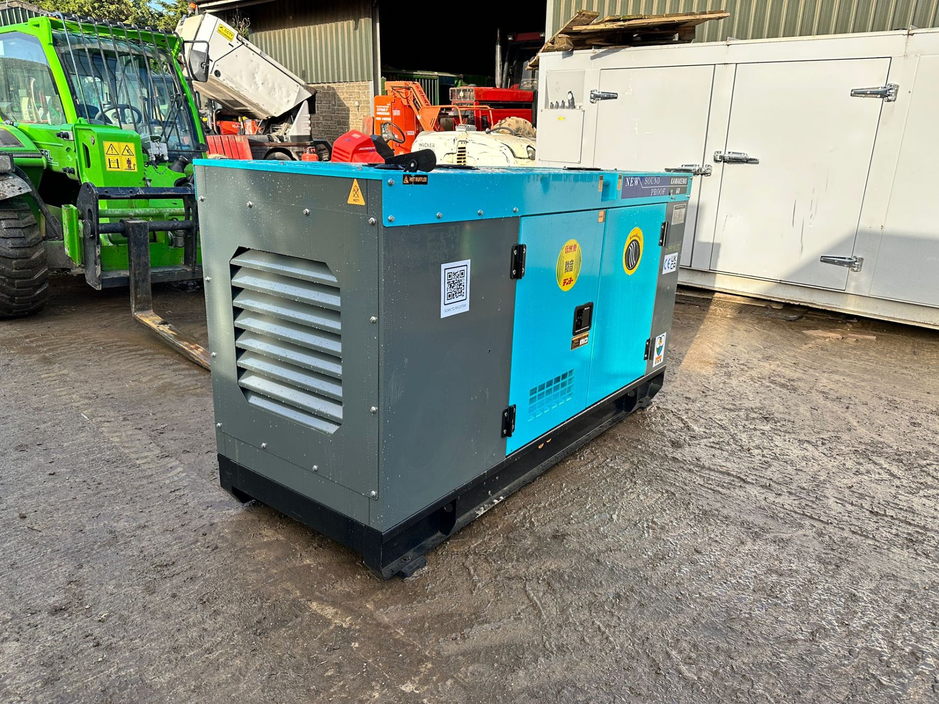 NEW/UNUSED KAWAKENKI 60KVA DIESEL SOUND PROOF GENERATOR *PLUS VAT* - Image 3 of 8