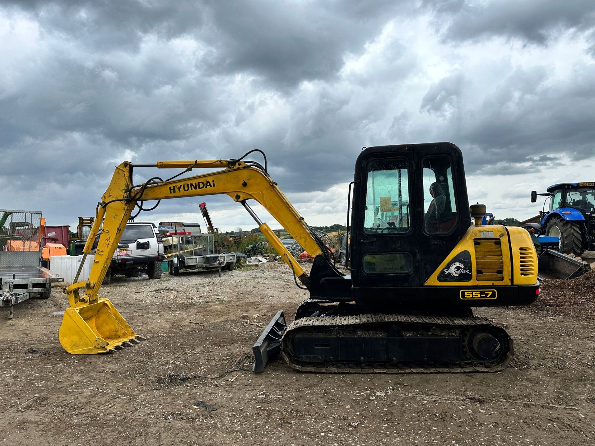 2015 HYUNDAI R55-7 MINI EXCAVATOR *PLUS VAT*