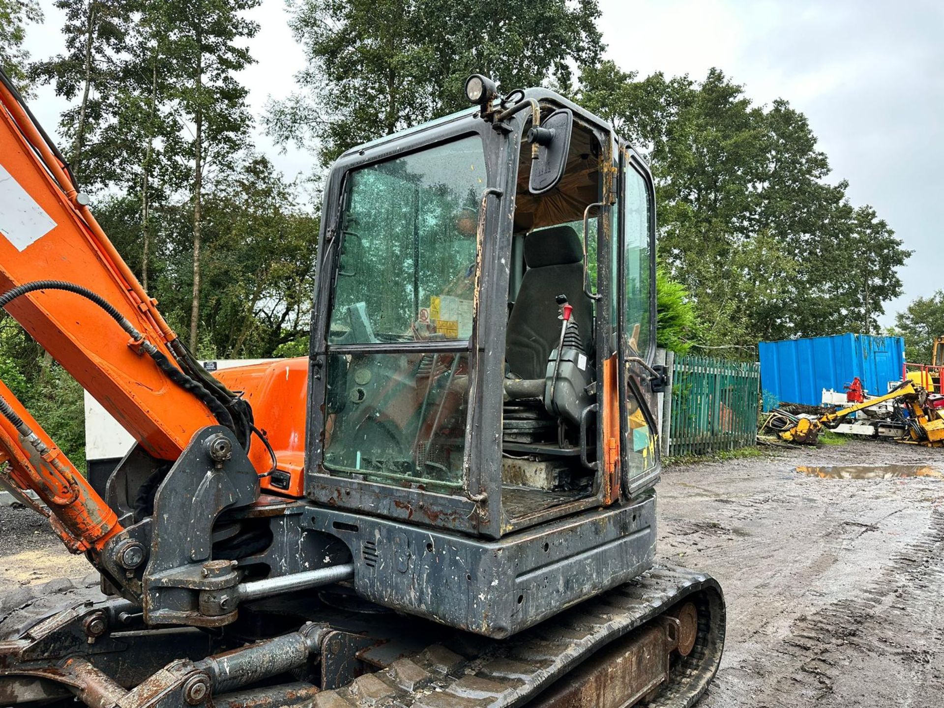 2012 DOOSAN DX80R EXCAVATOR WITH 5 TINE ORANGE PEEL GRAB *PLUS VAT* - Image 18 of 23