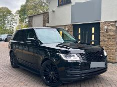 2018/68 LAND ROVER RANGE ROVER A-BIO SDV6 A BLACK SUV ESTATE *NO VAT*