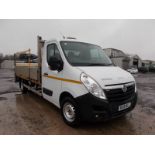 2018 VAUXHALL MOVANO L3H1 R3500 CDTI BITURBO DROPSIDE CHASSIS CAB *PLUS VAT*