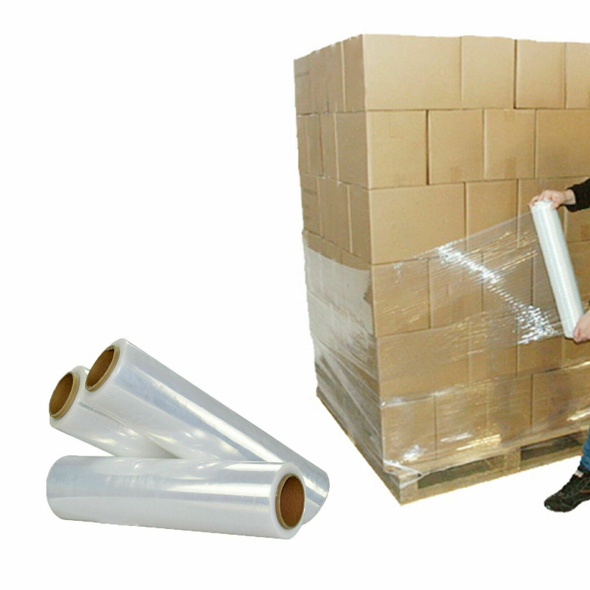 Full Pallet SHRINK WRAP 25 Mu 500mm x 300m Rolls - 100 rolls per Pallet *PLUS VAT* - Bild 4 aus 8