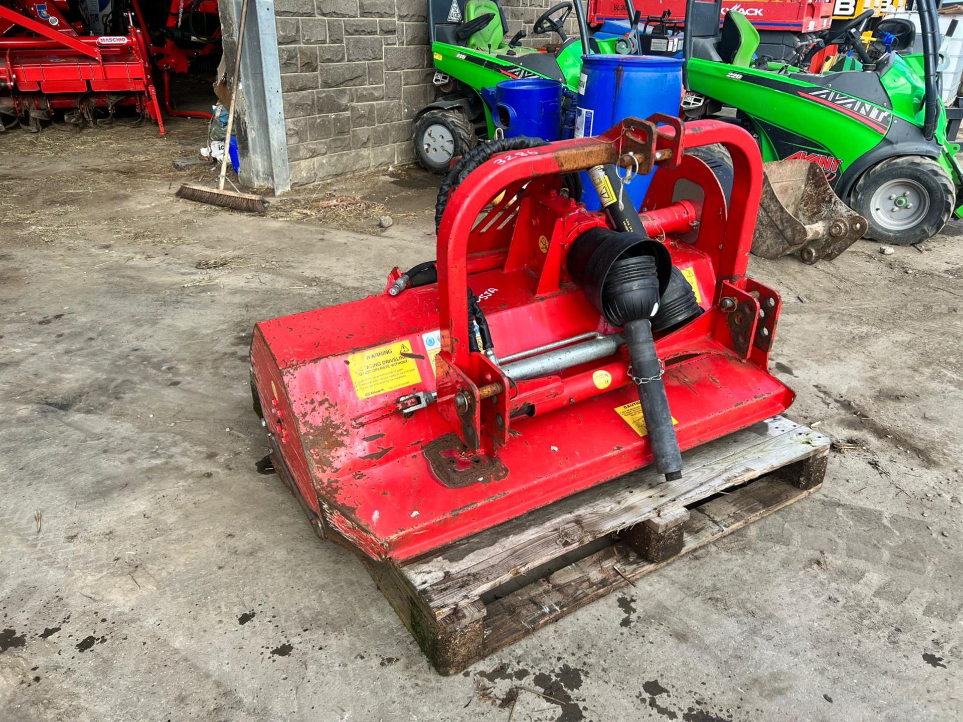 Kilworth Dragone 4ft Flail Mower - In Working Order - Side Shift *PLUS VAT* - Image 3 of 9