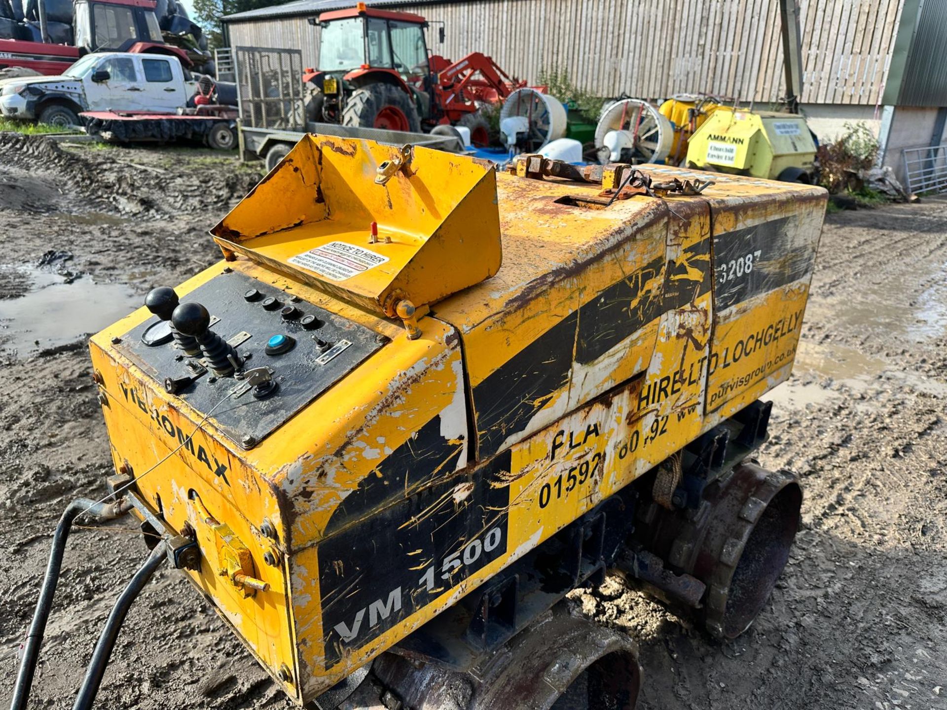 2007 JCB VIBROMAX VM1500 REMOTE CONTROLLED TRENCH ROLLER *PLUS VAT* - Image 6 of 13