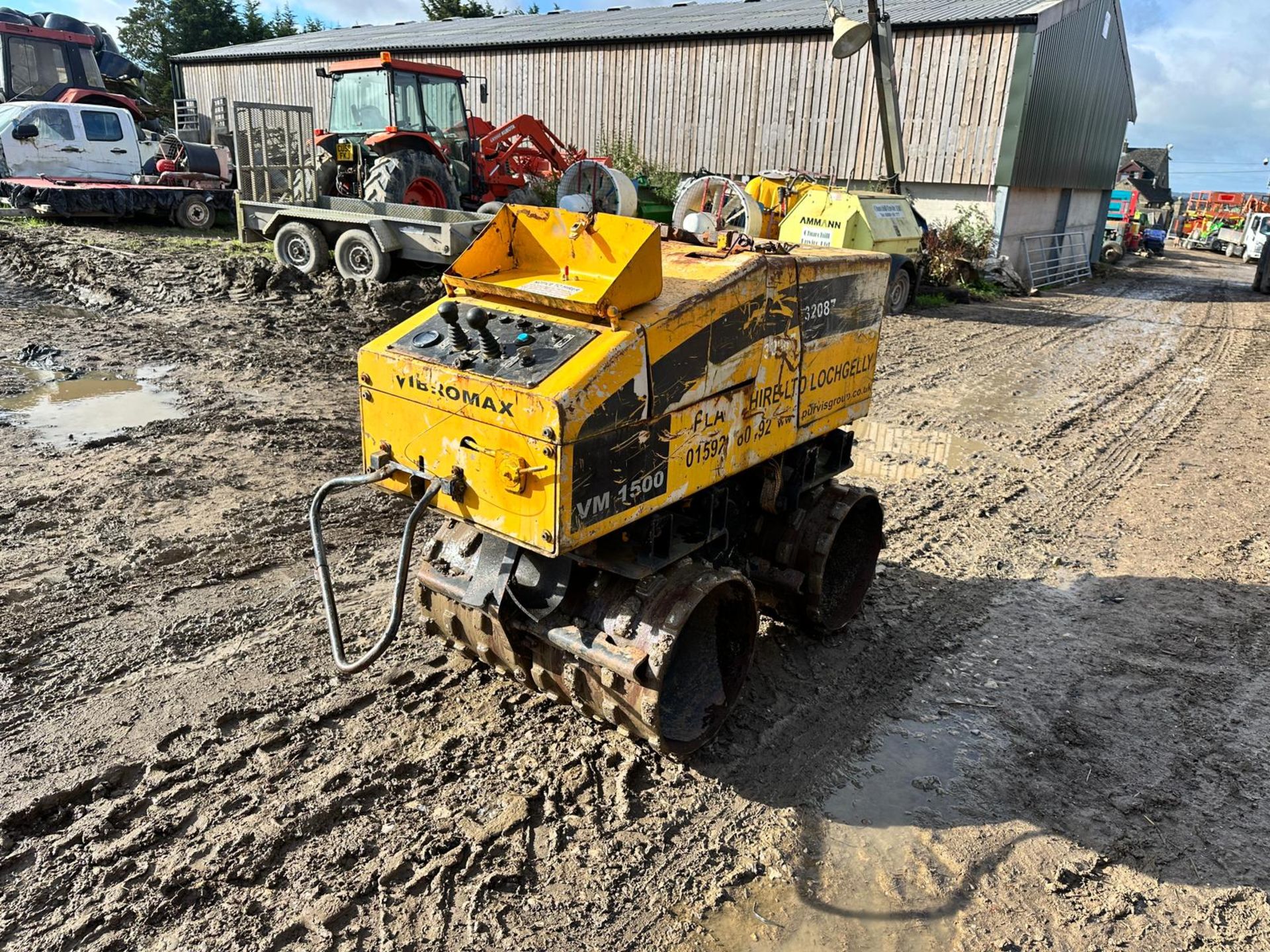 2007 JCB VIBROMAX VM1500 REMOTE CONTROLLED TRENCH ROLLER *PLUS VAT* - Image 4 of 13