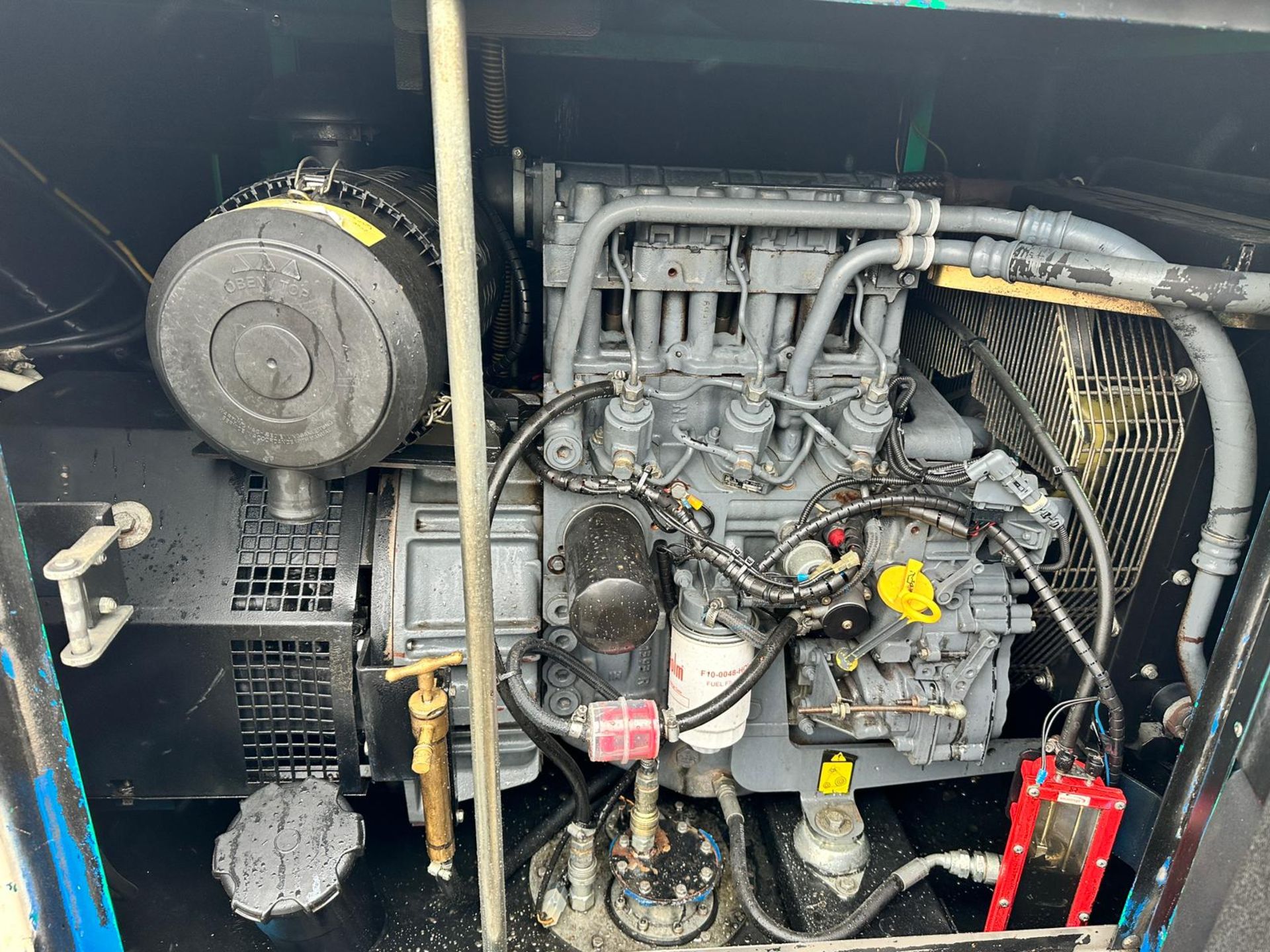 2008 GENSET MGZ 20/20/15 20KVA DIESEL SINGLE AXLE TOWBEHIND GENERATOR *PLUS VAT* - Image 10 of 15